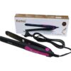 Close-up of Kemei KM-328 Hair Straightener with LED Indicator and Slim Plates