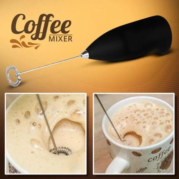 Coffee Beater Electric Whisk Mixer in Use