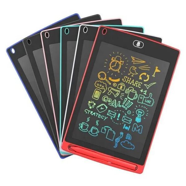 Erasable drawing tablet with screen for writing and note-taking