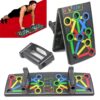 Portable home gym push up exercise stand for men and women